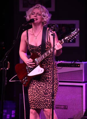 BOCA RATON - MARCH 04: Samantha Fish performs at The Funky Biscuit on March 4, 2021 in Boca Raton, Florida. Copyright: xmpi04 MediaPunchx