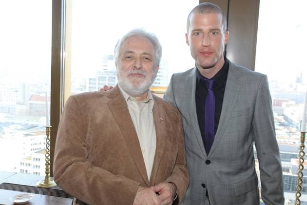 Henryk M. Broder und Benjamin von Stuckrad-Barre beim Neujahrsempfang der Berliner Morgenpost im Axel Springer Haus in Berlin. NJE *** Henryk M Broder and Benjamin von Stuckrad Barre at the New Years reception of the Berliner Morgenpost at the Axel Springer Haus in Berlin NJE Copyright: xEventpressxHerrmannx