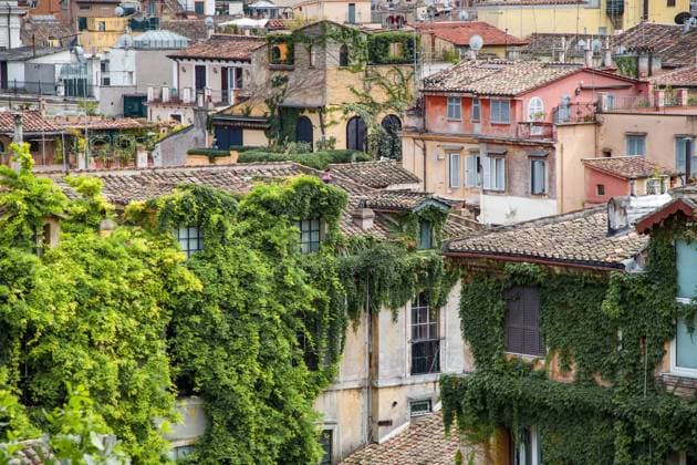 Häuser in Rom (Variante 2). *** Houses in Rome Variant 2 Copyright: xBEAUTIFULxSPORTS KJPetersx