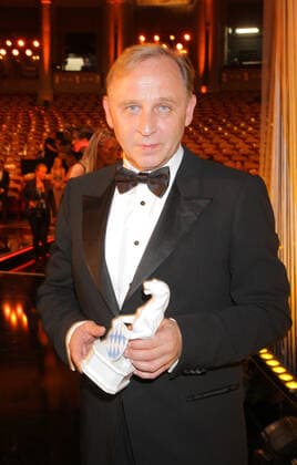 Bayerischer Fernsehpreis 23.05.2014 Preistraeger Gerald Alexander Held, Schauspieler, im Prinzregententheater, Prinzregentenplatz 12, Muenchen, bei der Verleihung des - Bayerischer Fernsehpreis Blauer Panther - 23.05.2014 - *** Bavarian Television Award 23 05 2014 Award winner Gerald Alexander Held, actor, at the Prinzregententheater, Prinzregentenplatz 12, Munich, at the award ceremony of the Bavarian Television Award Blauer Panther 23 05 2014