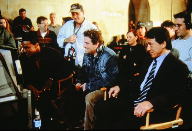 Chris Tucker, Jackie Chan, Rush Hour 2 (2001) New Line Cinema. Photo Credit: Peter Sorel New Line Cinema The Hollywood Archive - File Reference 34082-1128THA Hollywood CA USA  Copyright: xPeterxSorelx 340821128THA