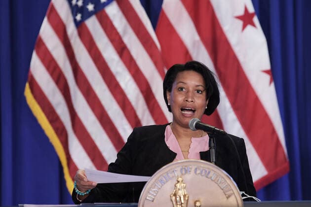March 8, 2021, Washington, Distric of Columbia, USA: DC Mayor MURIEL BOWSER speaks during a press conference about Covid 19 Situational Updated, today on March 08, 2021 at Old Council Chambers in Washington DC, USA. Washington USA - ZUMAn298 20210308_znp_n298_004 Copyright: xLeninxNollyx