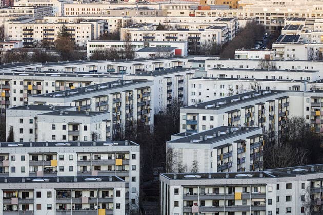 Sozialer Wohnraum in Marzahn und Hellersdorf, aufgenommen in Berlin, 08.03.2021. Berlin Deutschland *** Social housing in Marzahn and Hellersdorf, taken in Berlin, 08 03 2021 Berlin Germany Copyright: xFlorianxGaertner photothek.dex