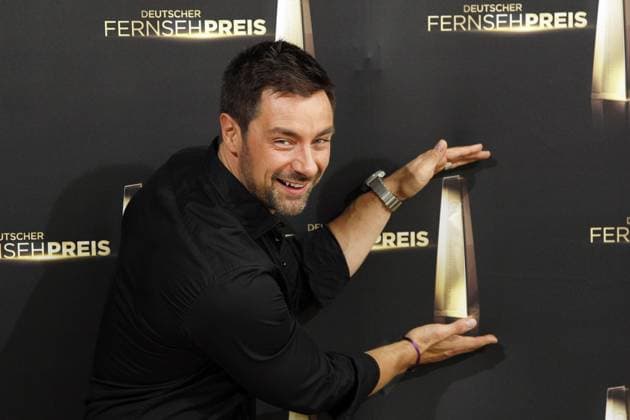 Die Moderator Marco Schreyl bei der Bekanntgabe der Nominierungen - Der Deutsche Fernsehpreis 2011 bei Bertelsmann in Berlin. *** Presenter Marco Schreyl announcing the nominations The German Television Award 2011 at Bertelsmann in Berlin Copyright: xEventpressxRadkex