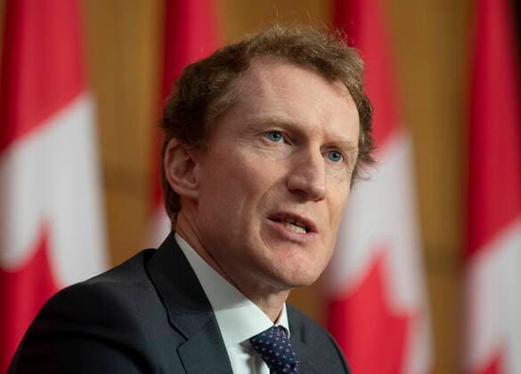 March 10, 2021, Ottawa, on, Canada: Indigenous Services Minister Marc Miller speaks during a news conference in Ottawa, Wednesday March 10, 2021. Ottawa Canada  - ZUMAc35_ 20210310_zaf_c35_003 Copyright: xAdrianxWyldx