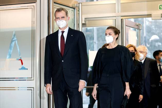 Spain s King Felipe VI (L) and Queen Letizia (R) chair the 19th In Mermoriam Concert organized by The Foundation of Victims of Terrorism in memory of the victims of 4March Madrid bombing at National Auditory in Madrid, Spain, 10 March 2021. Spain s Royal Couple chair the 19th In Mermoriam Concert !ACHTUNG: NUR REDAKTIONELLE NUTZUNG!  Copyright: xMariscalx GRAF2496 20210310-637510019379566356