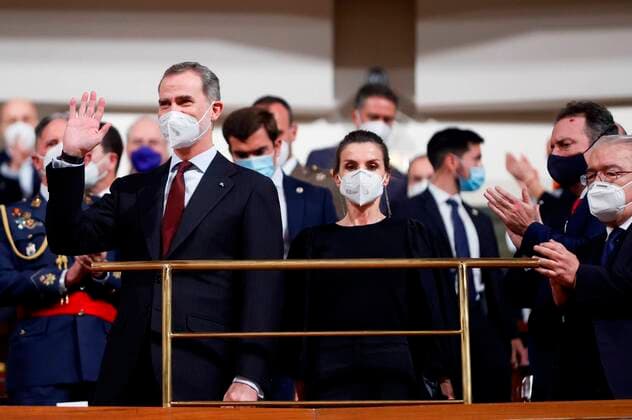 Spanish King Felipe VI and Letizia Ortiz during 19 edition of In Memoriam Concertfor victims of terrorism in Madrid on Wednesday, 10 March 2021 Cordon Press  Mariscal ESPANA HOMENAJE VÃCTIMAS