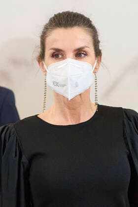 10-03-2021 Madrid Queen Letizia and King Felipe during the19th In Mermoriam concert, organized by the foundation of victims of terrorism, in memory of the victims of 4March Madrid bombing at the national auditory in Madrid, Spain. Â  Copyright: xppex