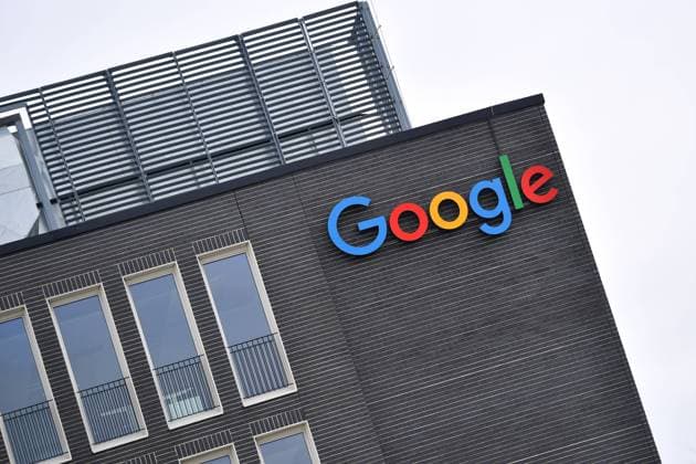 Google Deutschland GmbH in Munich,Arnulfpark headquarters,offices,facade,building,logo,company logo,company emblem