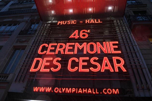 Filmpreis Cesar Ambiance - Facade de l Olympia CELEBRITES : 46e Ceremonie des Cesar 2021 - Paris - 12 03 2021 PascalLeSegretain Pool PAN 
