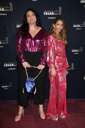 Filmpreis Cesar Margaux Lorier et Sofia Alaoui CELEBRITES : 46e Ceremonie des Cesar 2021 - Paris - 12 03 2021 DavidNiviere Pool PANORAMIC 