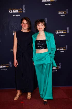 Filmpreis Cesar Marie Le Floc h et Pauline Seigland CELEBRITES : 46e Ceremonie des Cesar 2021 - Paris - 12 03 2021 ThomasSamson Pool PANORAMIC 
