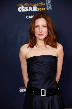 Camille Cottin CELEBRITES : 46e Ceremonie des Cesar 2021 - Paris - 12 03 2021 ThomasSamson Pool PANORAMIC 