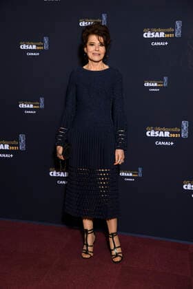 Fanny Ardant CELEBRITES : 46e Ceremonie des Cesar 2021 - Paris - 12 03 2021 PascalLeSegretain Pool PANORAMIC 
