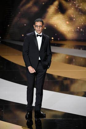 Filmpreis Cesar - Preisverleihung Roschdy Zem CELEBRITES : 46e Ceremonie des Cesar 2021 - Paris - 12 03 2021 BertrandGuay Pool PANORAMIC 