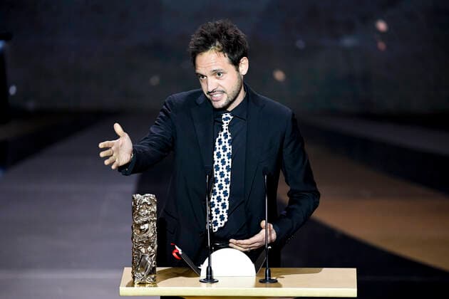 Filmpreis Cesar - Preisverleihung Filippo Meneghetti Cesar du Meilleur Premier film avec Deux CELEBRITES : 46e Ceremonie des Cesar 2021 - Paris - 12 03 2021 BertrandGuay Pool PANORAMIC 