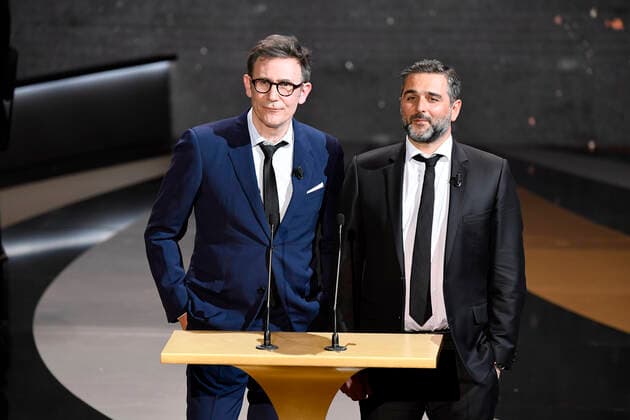 Filmpreis Cesar - Preisverleihung Michel Hazanavicius et Olivier Nakache CELEBRITES : 46e Ceremonie des Cesar 2021 - Paris - 12 03 2021 PierreVillard Pool PANORAMIC 