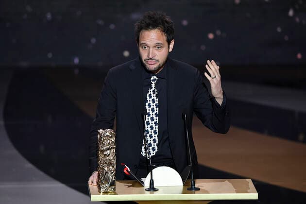 Filmpreis Cesar - Preisverleihung Filippo Meneghetti Cesar du Meilleur Premier film avec Deux CELEBRITES : 46e Ceremonie des Cesar 2021 - Paris - 12 03 2021 Dominiquecharriau Pool PANORAMIC 