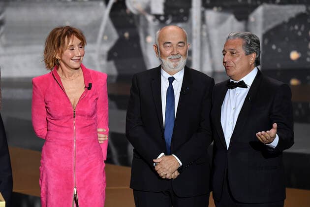 Christian Clavier Michel Blanc Josiane Balasko Thierry Lhermitte Marie Anne Chazel Gerard Jugnot Bruno Moynot equipe du Splendide - cesar d honneur CELEBRITES : 46e Ceremonie des Cesar 2021 - Paris - 12 03 2021 Dominiquecharriau Pool PANORAMIC 