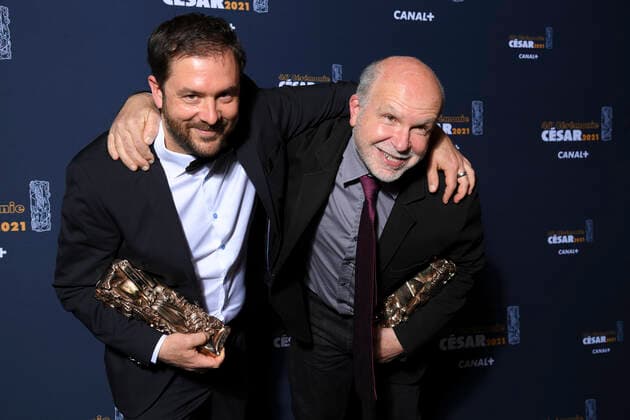 Aurelien Froment Aurel et Serge Lalou - cesar pour la meilleur animation pour josep CELEBRITES : 46e Ceremonie des Cesar 2021 - Paris - 12 03 2021 PascalLeSegretain Pool PANORAMIC 