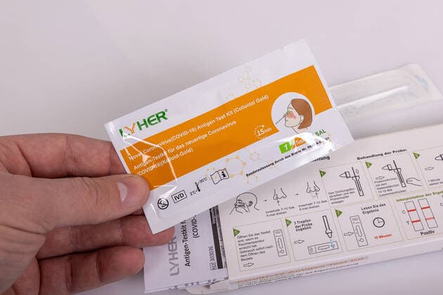 Reutlingen theme images antigen test kit for novel coronavirus, 12 03 2021, theme images antigen test kit for novel coronavirus, 12 03 2021, Copyright: xEIBNER DROFITSCHx EP_ddh