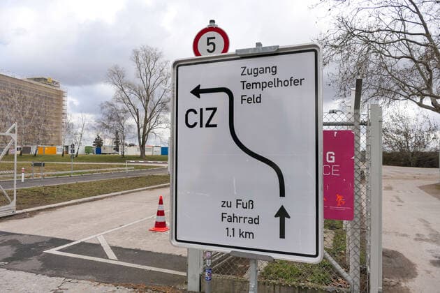15 03 2021,Berlin,Germany,GER,Corona Vaccination Center Tempelhof Airport AstraZeneca