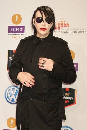 Marilyn Manson at the Echo 2012 the German Music Award on the Red Carpet before the ceremony at the Messe Berlin Copyright: xEventpressxHerrmannx