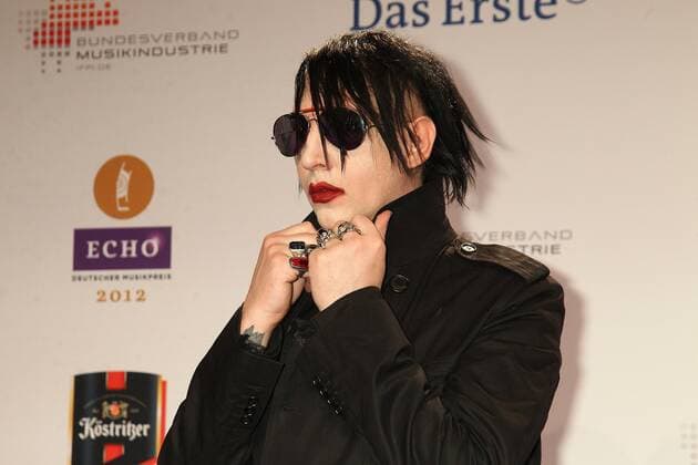 Marilyn Manson at the Echo 2012 the German Music Award on the Red Carpet before the ceremony at the Messe Berlin Copyright: xEventpressxHerrmannx