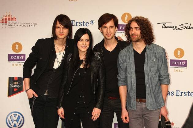 Silbermond at the Echo 2012 the German Music Award on the Red Carpet before the ceremony at the Messe Berlin Copyright: xEventpressxHerrmannx