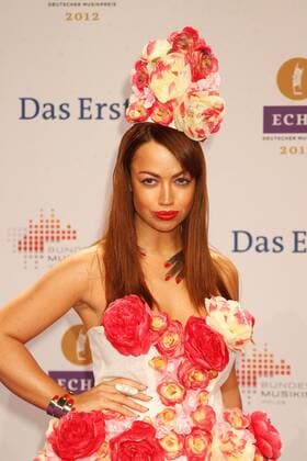Aura Dione at the Echo 2012 the German Music Award on the Red Carpet before the ceremony at the Messe Berlin Copyright: xEventpressxHerrmannx