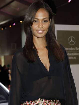 t The face of the Fashionweek Joan Smalls at the fashion show of Schumacher at the Merdes Benz Fashionweek Berlin in the tent at the Siegessaeule Copyright: xEventpressxHerrmannx