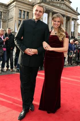 Nina Eichinger and Vasily Petrenko on the Red Carpet at the ECHO Klassik 2012 award ceremony at the Konzerthaus Berlin on the Gendarmenmarkt in the heart of Berlin Copyright: xEventpressxHerrRax