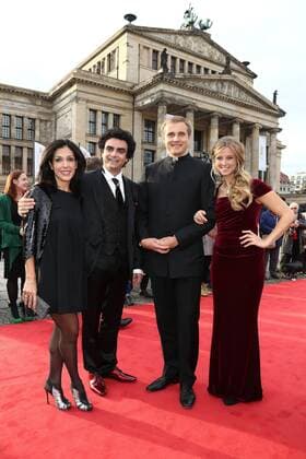 Rolando Villazon and wife Lucia, Nina Eichinger and Vasily Petrenko on the Red Carpet at the ECHO Klassik 2012 award ceremony at the Konzerthaus Berlin on the Gendarmenmarkt in the heart of Berlin Copyright: xEventpressxHerrRax