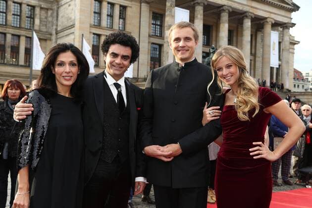 Rolando Villazon and wife Lucia, Nina Eichinger and Vasily Petrenko on the Red Carpet at the ECHO Klassik 2012 award ceremony at the Konzerthaus Berlin on the Gendarmenmarkt in the heart of Berlin Copyright: xEventpressxHerrRax