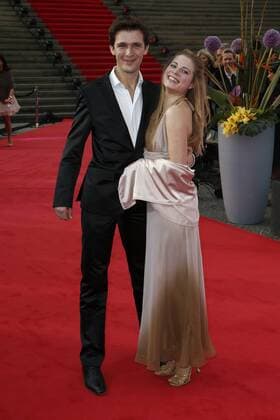 Maximilian Hornung and Katharina Weigert on the Red Carpet at the ECHO Klassik 2012 awards ceremony at the Konzerthaus Berlin on Gendarmenmarkt in the heart of Berlin Copyright: xEventpressxHerrRax