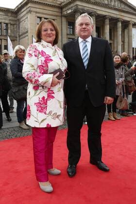 Sabine Leutheusser Schnarrenberger and Thomas Hacker on the Red Carpet at the ECHO Klassik 2012 awards ceremony at the Konzerthaus Berlin on Gendarmenmarkt in the heart of Berlin Copyright: xEventpressxHerrRax