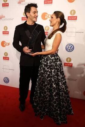 Nazan Eckes and Erwin Schrott award winners at the ECHO Klassik 2012 award ceremony at the Konzerthaus Berlin on the Gendarmenmarkt in the heart of Berlin Copyright: xEventpressxHerrRax