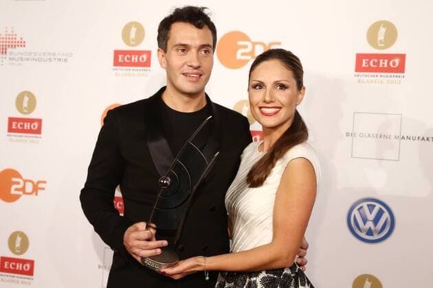 Nazan Eckes and Erwin Schrott award winners at the ECHO Klassik 2012 award ceremony at the Konzerthaus Berlin on the Gendarmenmarkt in the heart of Berlin Copyright: xEventpressxHerrRax