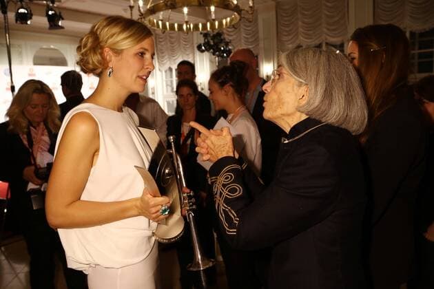 Donna Leon and Alison Balsom prize winners at the ECHO Klassik 2012 award ceremony at the Konzerthaus Berlin on the Gendarmenmarkt in the heart of Berlin Copyright: xEventpressxHerrRax
