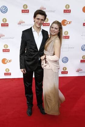 Maximilian Hornung and Katharina Weigert on the Red Carpet at the ECHO Klassik 2012 awards ceremony at the Konzerthaus Berlin on Gendarmenmarkt in the heart of Berlin Copyright: xEventpressxHerrRax