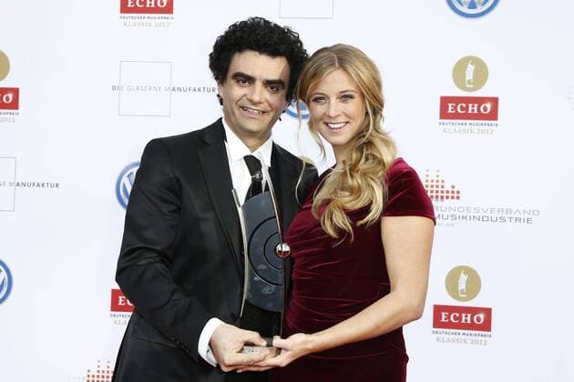 Nina Eichinger and Rolando Villazon on the Red Carpet at the ECHO Klassik 2012 award ceremony at the Konzerthaus Berlin on the Gendarmenmarkt in the heart of Berlin Copyright: xEventpressxHerrRax