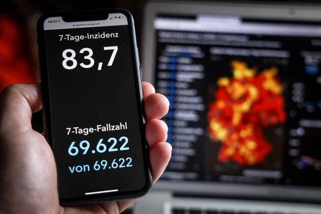 Coronavirus in Germany Covid 19 Dashboard of the Robert Koch Institute 16 03 2021 Robert Koch Institute 7 days Incidence 83.7 7 days Number of cases 69 622