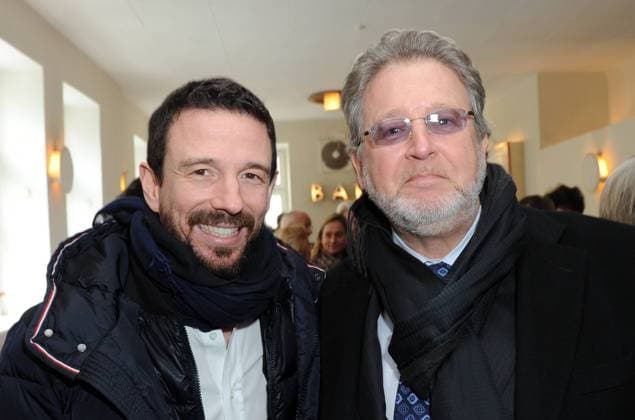 Oliver Berben, Martin Moszkowicz Presse Lunch 2013 des FilmFernsehFonds Bayern im Restaurant Goldmarie in Muenchen. *** Oliver Berben, Martin Moszkowicz Press Lunch 2013 of the FilmFernsehFonds Bayern at the Restaurant Goldmarie in Munich Copyright: xEventpressxHannesxMagerstaedtx