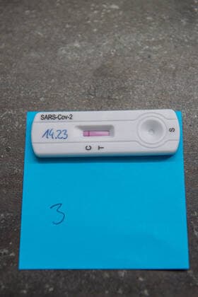 Aue, Germany 16 March 2021 A Corona rapid test used to combat the Corona pandemic Saxony Copyright: xFotostandx xDostmannx