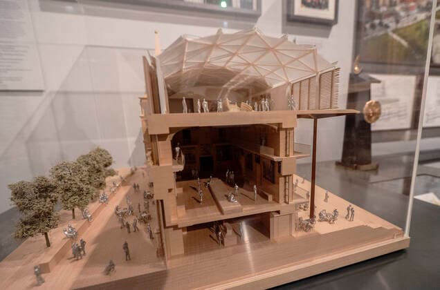 A model of the Prado Museum, in one of the rooms that the gallery has dedicated to review the history of the building, in Madrid (Spain), on March 16, 2021. This project, sponsored by Samsung, consists of the design and assembly of a permanent exhibition installation, dedicated to the history of the Museo Nacional del Prado, which is located in rooms 100, 101 and 102 of the Villanueva building (former location of the Tesoro del Delfin) to transmit to the public the basic concepts about the construction of the building, its evolution and expansion, as well as the characteristics of the exhibition facilities, as well as the characteristics of the exhibition facilities and equipment that have existed over time, as well as issues related to th Copyright: xAlbertoxOrtegax 3608648
