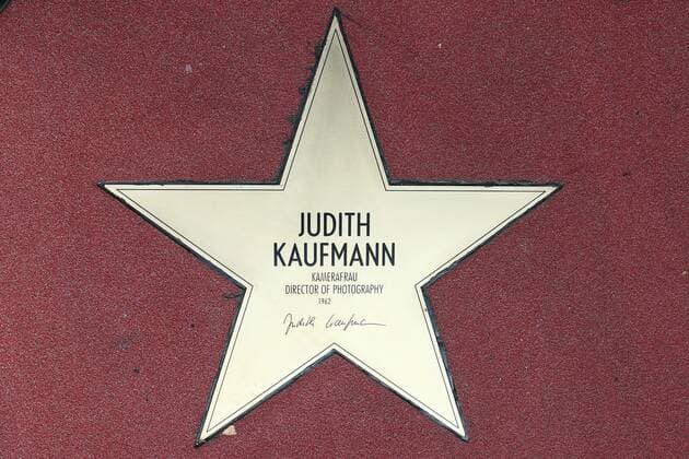 Star of Judith Kaufmann at the reopening of the BOULEVARD OF STARS on 4 September 2014 on the central reservation at Potsdamer Platz in Berlin A celebration for film lovers Reopening of the BOULEVARD with a large star line-up 20 new stars are already twinkling on the BOULEVARD OF STARS and many of the honorees are taking personal possession of their stars Copyright: xEventpressxHerrmannx