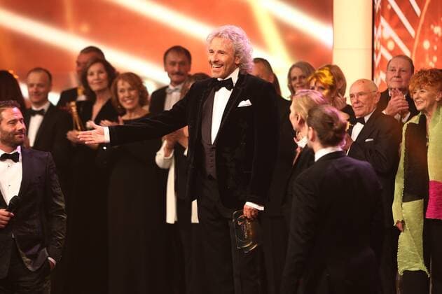 Thomas Gottschalk auf dem Roten Teppich beim Vorempfang bei der Verleihung der 50. Goldene Kamera 2015 - von HOERZU in der Hamburg Messe und Congress GmbH in Hamburg. *** Thomas Gottschalk on the Red Carpet at the pre-reception at the HOERZU 50 Golden Camera Awards 2015 at the Hamburg Messe und Congress GmbH in Hamburg Copyright: xEventpressx