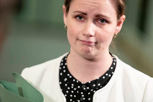 arrives at a meeting of the Prime Ministers Office on a further reopening of the country, at Christiansborg on Thursday 18 March 2021, Copenhagen Denmark  Copyright: RitzauxScanpix MadsxClausxRasmussenx cop103 spdk20210318-180940-L