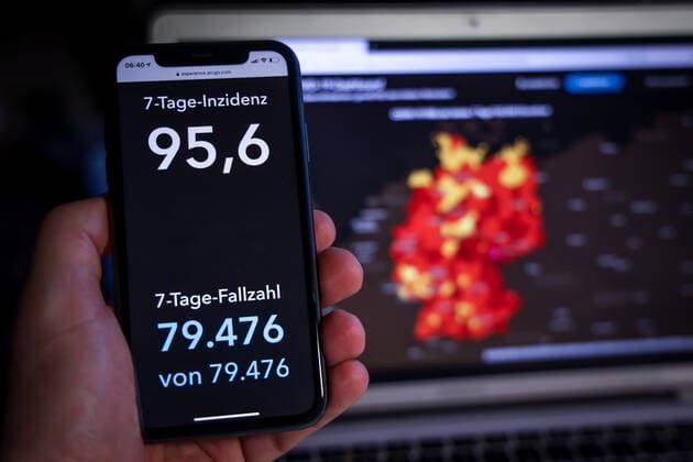 Coronavirus in Germany Covid 19 Dashboard of the Robert Koch Institute 19 03 2021 Robert Koch Institute 7 days Incidence 95.6 7 days Number of cases 79 476