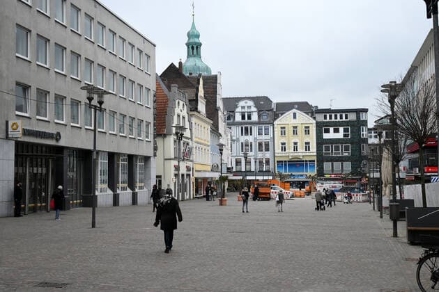 18 03 2021, Recklinghausen, city center Photo Maik Hölter TEAM2 Recklinghausen North Rhine Westphalia Germany Team2